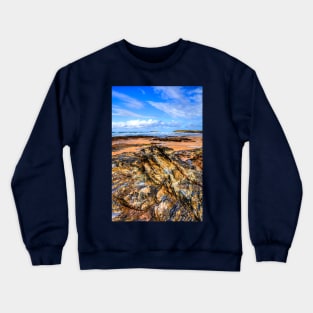 Godrevy Lighthouse Quaternary Ice Age Rocks Crewneck Sweatshirt